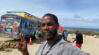Aruban conversations, the Beach view, and light house climb
