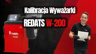 How to properly calibrate the REDATS W-200 wheel balancer?