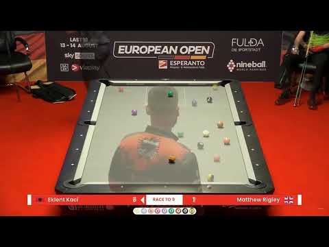 3 Nice Jump Shots By Eklent Kaci | European Open Pool Championship