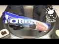 OREO Strawberry Cheesecake Ice Cream Rolls ASMR Oddly Satisfying Street Food Sound No Talking