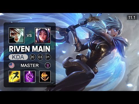 Riven Top vs Irelia - NA Master Patch 11.1