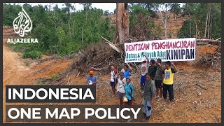 Indonesia's One Map: Indigenous groups fear being overlooked
