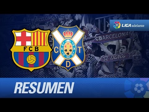Resumen de FC Barcelona B (2-2) CD Tenerife