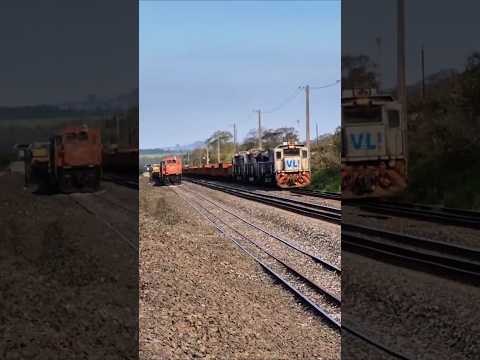 TREM DE BAUXITA DA VLI RETORNANDO VAZIO DA CBA. #train #train #railway #locomotiva