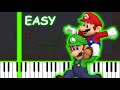 Best Super Mario Theme Song Easy Piano