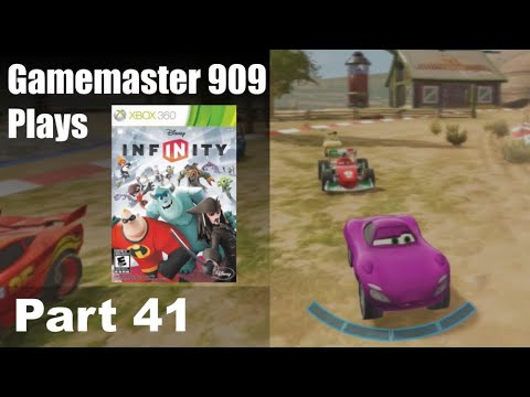 Gamemaster 909 Plays Disney Infinity: Part 41 - Cars Play Set Challenges (1/5)