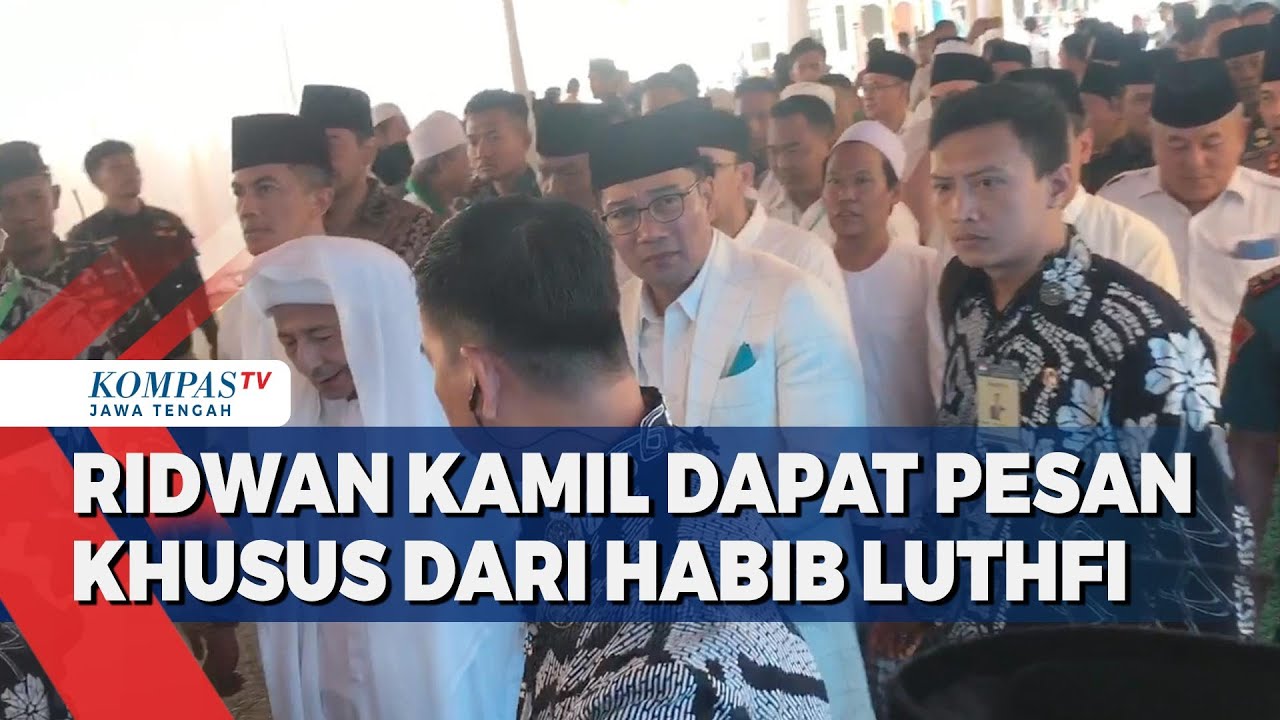 Ridwan Kamil Dapat Pesan Khusus dari Habib Luthfi