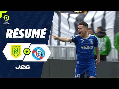 FC NANTES - RC STRASBOURG ALSACE (1 - 3) - Highlights - (FCN - RCSA) / 2023-2024