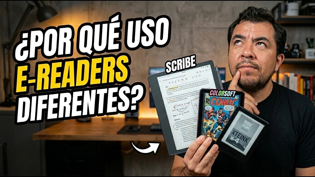 ¿Por qué uso 3 e-readers diferentes? (Mi sistema perfecto)