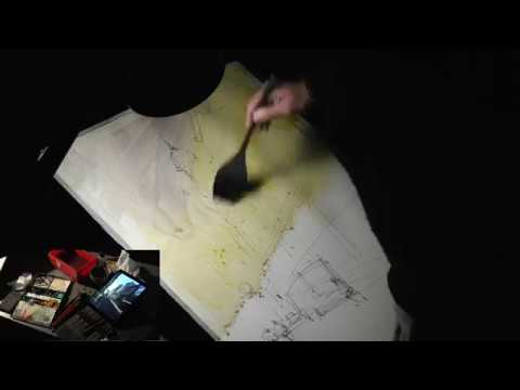 Acuarela en Vivo a cargo del Artista ALVARO CASTAGNET