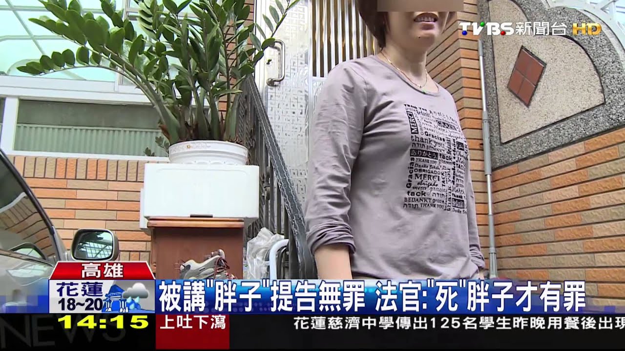 被講「胖子」提告無罪　法官：「死」胖子才有罪