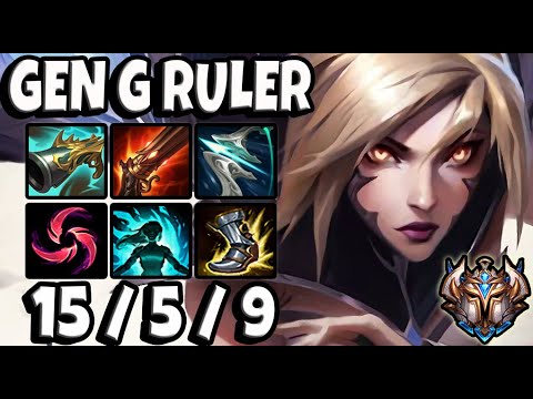 Kaisa vs Xayah ADC [ Gen G Ruler ] Korea Challenger Patch 11.4 ✅