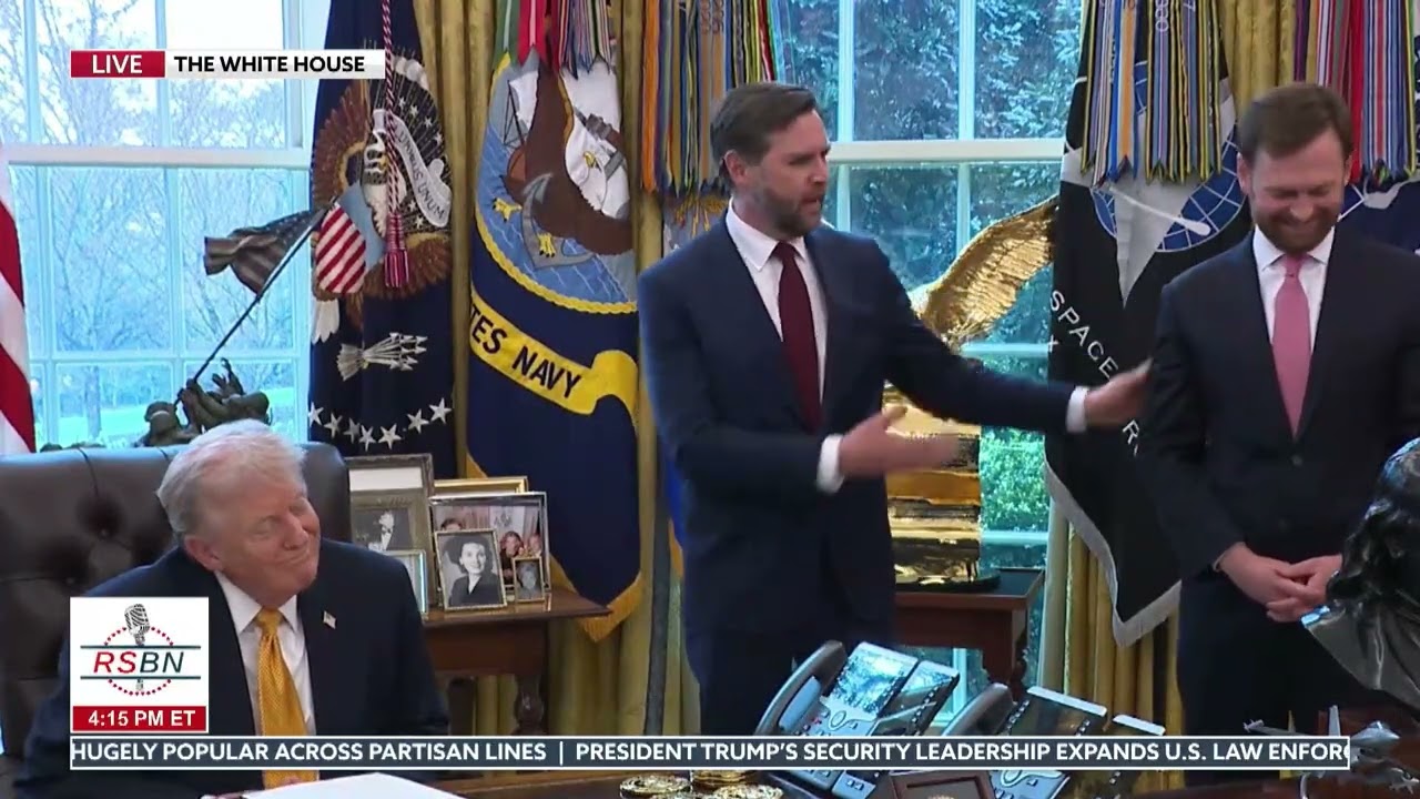 FULL EVENT: President Trump Signs an Executive Order with VP Vance - 03/16/26