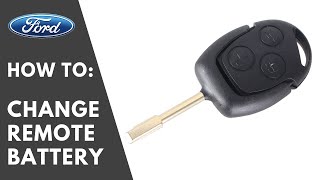 BEST : How to change Ford key remote key battery - Focus Ka Kuga Mondeo Fiesta