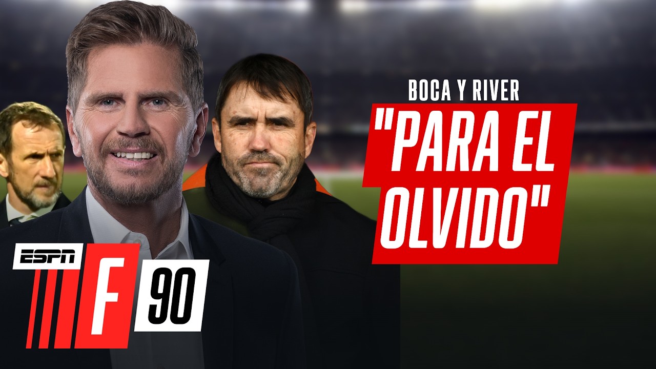 "BOCA Y RIVER ESTÁN IGUALES", TRAS UN FINDE PARA EL OLVIDO: EDITORIAL DEL POLLO VIGNOLO EN #ESPNF90