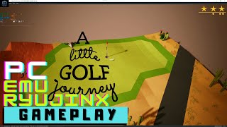 A Little Golf Journey 4K 60FPS On PC - RYUJINX Emulator (2xRS) Gameplay  [ 10700K + RTX 3070 ]