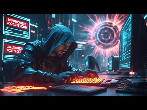 Neon Infiltration: A Hacker’s Fight Against an All-Powerful AI  🚀💀