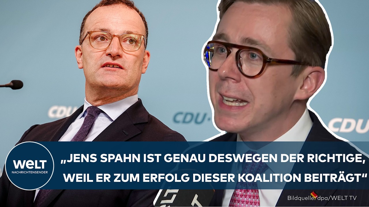 UNION: Wahl des Fraktionschefs! „Spahn ist der Richtige, weil er zum Erfolg der Koalition beiträgt!“