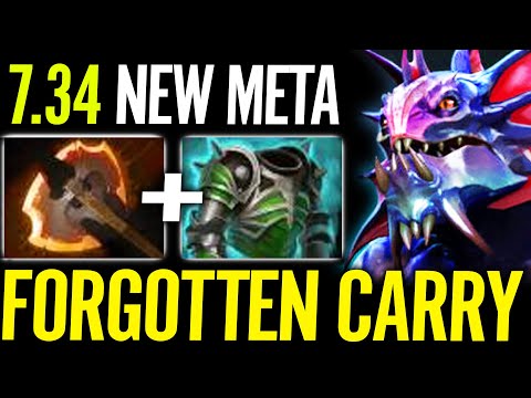 Slardar 7.34 New Meta MAX Farming with 1st Item Battle Fury - Dota 2 Pro