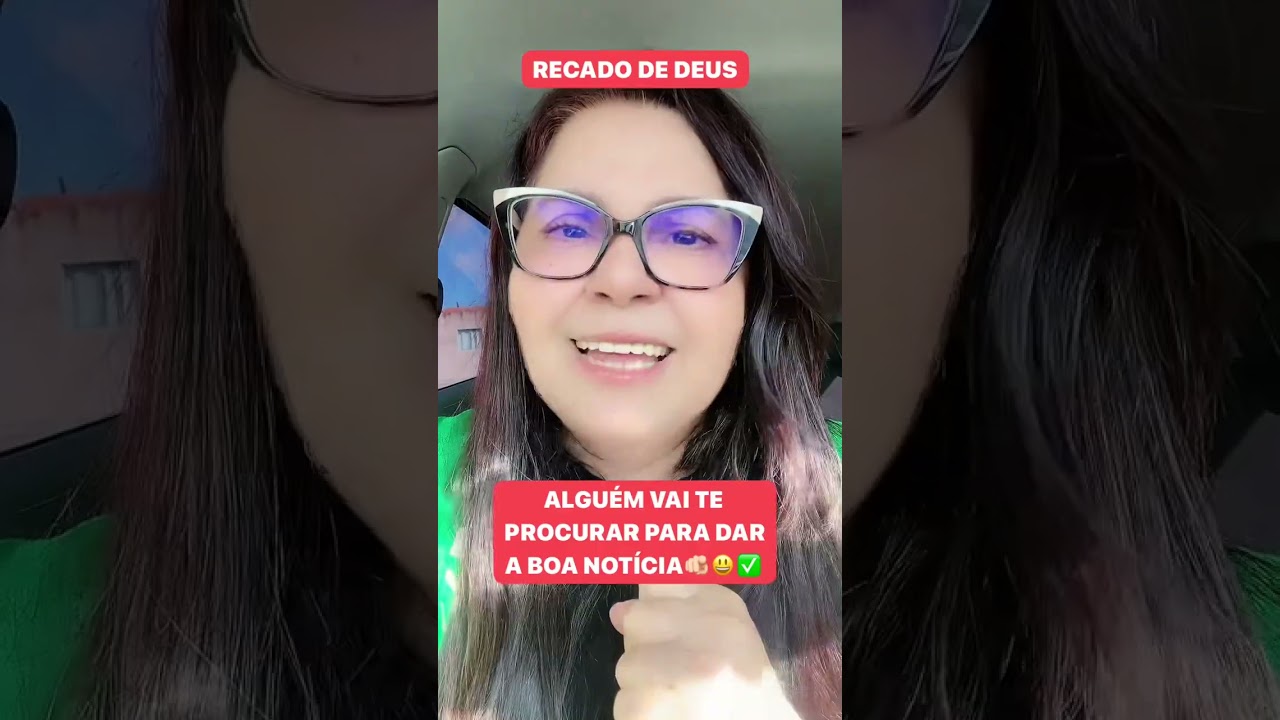ALGUÉM VAI TE PROCURAR COM A BOA NOTÍCIA🫵🏻😃✅