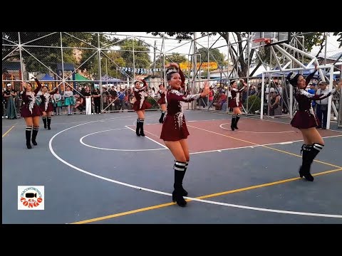 Presentación final de METODISTA MARCHING BAND en Desfile del Correo El Refugio 2025, Ahuachapán.