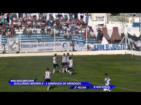 Guillermo Brown 0 - 1 Gimnasia de Mendoza (Fecha 2 - B Nacional)