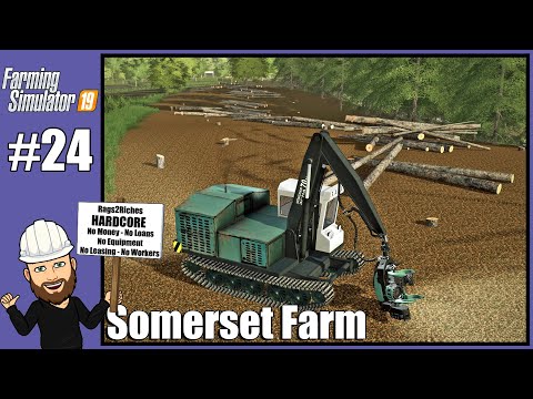 Rags2Riches Hardcore #24 - Timelapse Forestry - Somerset Farm - Seasons FS19