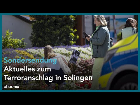 phoenix Sondersendung: Aktuelles zum Terroranschlag in Solingen | 25.08.2024