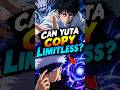 Can Yuta Really Use Gojo’s Limitless?! 👀 #jujutsukaisen #anime #viral