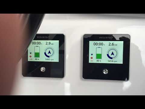 Oceanvolt Hydro-Generation on-board Kato at 16.5 knots.