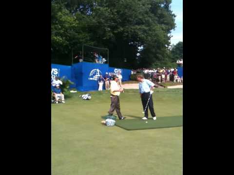 Peter Jacobsen's Arnold Palmer impression