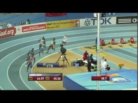 Istanbul 2012 Competition: 400m Men Final - Nery Brenes CRC