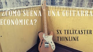 Video thumbnail for ¿Como suena una guitarra económica? SX Telecaster Thinline by Catriel Rivadero