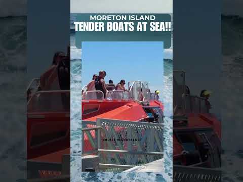 Thumbnail for Tender Boats at Sea #cruiseexperiences #moretonisland  #cruise #cruisegoals #travel