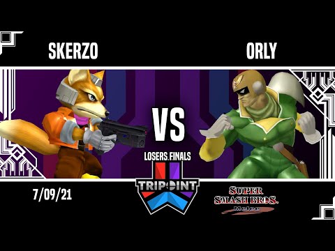 Tripoint Smash 104 - Losers Finals - Skerzo(Fox) Vs. ORLY(Captain Falcon)