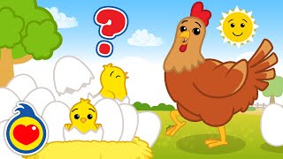 The Little Hen (laid ten eggs)  🐔 | Plim Plim - Nursery Rhymes & Kids Songs