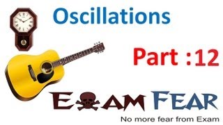 Physics Oscillations part 12 (Velocity in Simple harmonic Motion) CBSE class 11