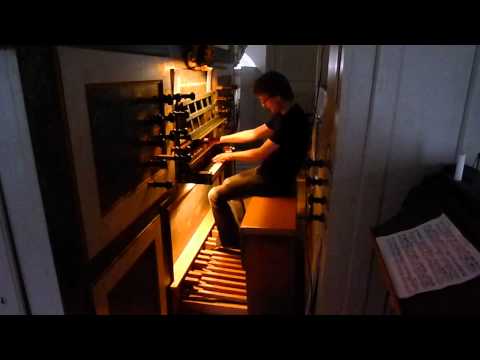 Andreas Hellkvist - The Sermon played on an 18th century baroque organ