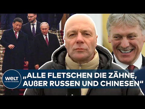 URAN-MUNITION FÜR DIE UKRAINE: Putin-Sprecher: „Alle fletschen die Zähne, außer Russen und Chinesen“