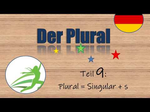 Der Plural 9: Plural = Singular + s (deutsch/german/tedesco/duits/tysk)