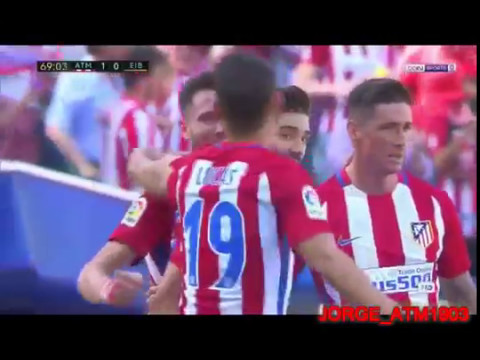 ATLÉTICO DE MADRID 1-0 EIBAR ( LA LIGA J36  6/05/2017)
