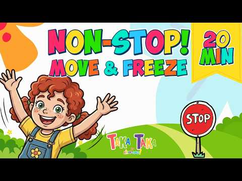 20 Minutes NON-STOP - SUPER MOVEMENT & ACTION Kids Songs | Dance, Freeze & Move & Stop