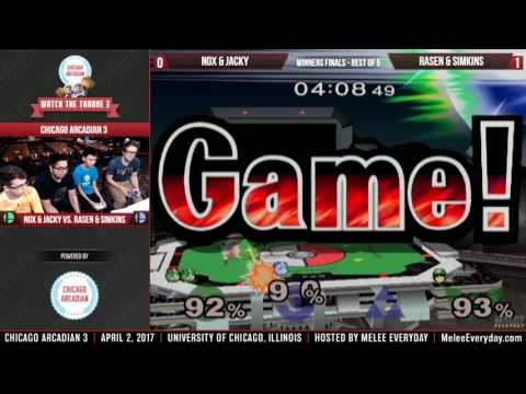 Watch the Throne 3 - GHQ | Nox & Jacky vs. Rasen & simkins - SSBM - Winners Finals