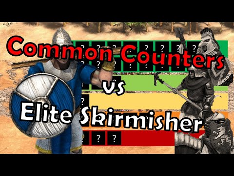 ELITE SKIRMISHER | Best COMMON Counters | Tierlist | Age of Empires 2