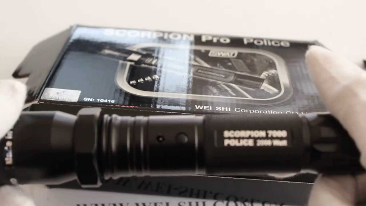 Электрошокер Scorpion 7000 POLICE 2000 watt 