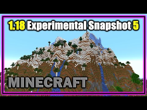 Peakier Peaks, Better Swamps, and More! | Minecraft 1.18 Experimental Snapshot 5