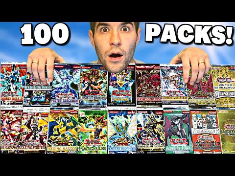 I Opened 100 Of Yugioh's BEST Packs!