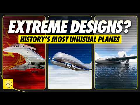 The Weirdest Airplanes Ever Built!