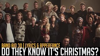 Do They Know It&#39;s Christmas? | LYRICS &amp; APPEREANCE | Band Aid 30 (2014)