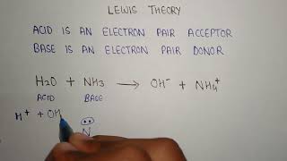 Lewis theory | lewis concept of acids and bases | theories of acids and bases | acids and bases
